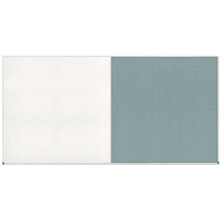 United Visual Products Enclosed Corkboard, 1 Door, 48"x36", 4" Fra UV3416-BRONZE-CLOUD